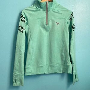 PINK Women’s Aqua Athletic Jacket Size XS